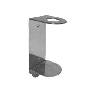 Metallic Stand for 1 Bottle – Durable and stylish wall-mounted holder for toiletries.