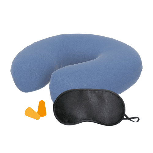 Our_Collection_Neck_Pillow_Earplugs_Eye_Mask_Hotel_Amenities Comfortable neck pillow, soft earplugs, and a relaxing eye mask—perfect travel and hotel amenities for a restful experience.